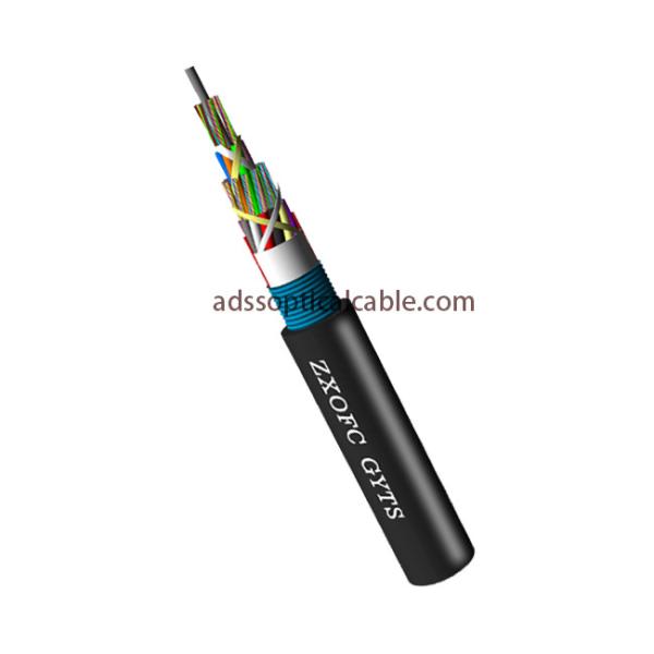 Outside 64 Core Duct Fiber Optic Cable / Single Mode Multi Tube Fiber Optic