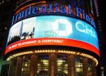 10mm Round Curved LED Screens , High Brightness Outdoor Full Color LED Display