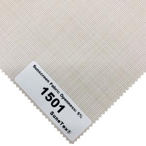 China 1500 PVC Fabric Roller Blinds Window Shade Material Sunscreen Fabric factory