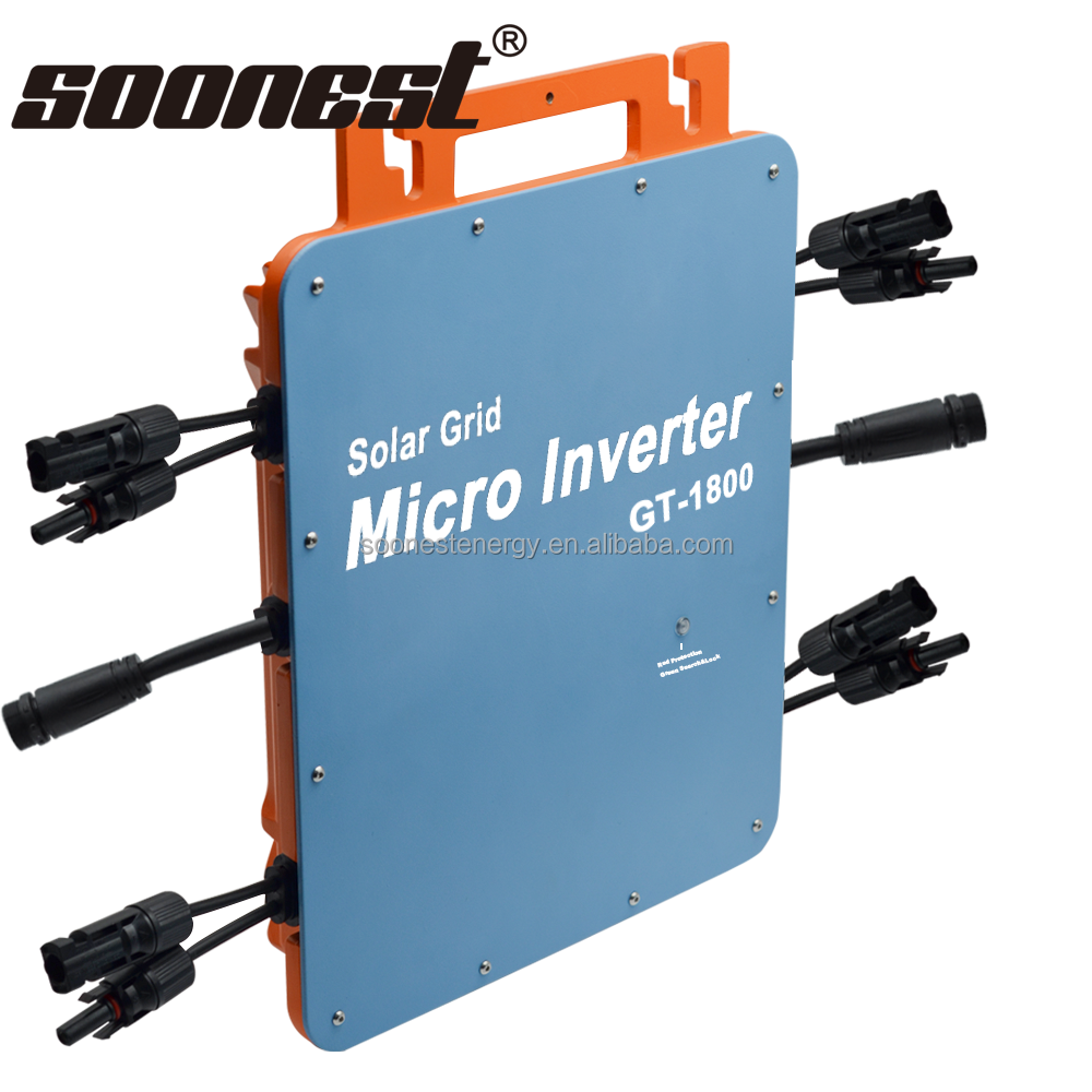 2000W Micro Inverter Solar Energy System With Mppt Charge Controller Inverter Photovoltaic Ip67 Waterproof Microinverter
