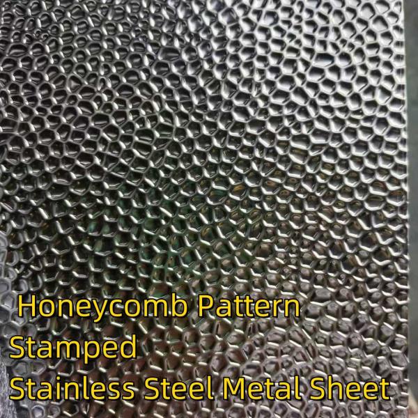Stainless Steel Decorative Material Honeycomb Pattern Stamped Stainless Steel