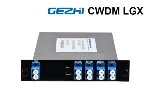 China LGX Cassette Optical Multiplexer And Demultiplexer 1510 - 1570nm Wavelength factory