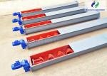 Carbon Steel Feed Screw Conveyor 0~45° Tilting Angle Easy Operation