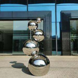 China Mirror Polished 316 Stainless Steel Balls 2m Height For Garden factory