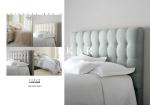 Soft Fabric Headboard Latest Double Bed Design Furniture