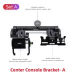 OEM Accepted Aluminum Alloy Center Console Mobile Phone Bracket for Jeep