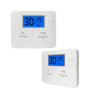 China 24V Single Stage Fireproof ABS Air Conditioner Thermostat factory