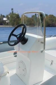 China Standard Inflatable Boat Accessories Simple Type Metal Boat Steering Wheel factory