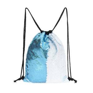 Sublimation Printing Mermaid Sequin Reversible Backpack Sublimation Drawstring