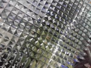 China Surface Textures Sandblasting 10MM Sand Carved Glass factory