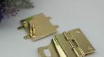 Unique design zinc alloy gold metal bag hardware twist turn lock