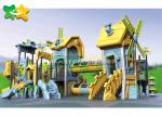 High Strength Outdoor Plastic Slide , Backyard Playground Equipment Anti Crack