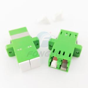 China Duplex Single Mode Fiber Optic Adapter With Flange LC APC factory