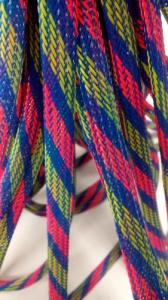 China Braided Expandable Wire Sleeving PET Woven Mesh Shrinkable Tube Hose factory