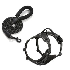 China Durable Oxford Waterproof Harness Reflective Leash Bandana Outdoor Safety Custom Dog Adventure Kit factory