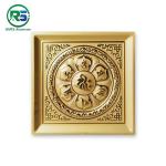 Atistic Pattern Aluminum Clip In Metal Ceiling Tiles 0.7mm Metal Ceiling Panel