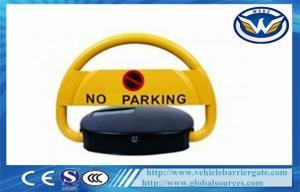 China IP68 Waterproof Steel Automatic Remote Car Parking Locks in Yellow factory