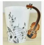 New creative gift product guita volin ceramic mugs cup