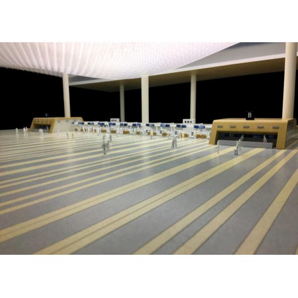 China Airport Design 3D Scale Model Maker Acrylic 1/500 ODM factory