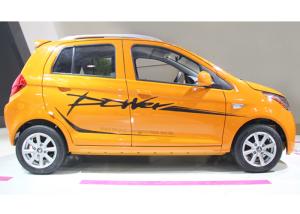 China Range 180-200 Km Electric Powered Vehicles , 72V 5KW Motor Power Yellow Automatic Electric Car factory