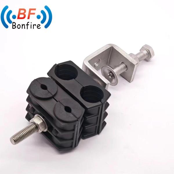 0.410kg Miniature Telecom Tower Ss 304 Feeder Cable Clamp for and Durable
