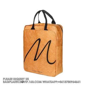 Washable Kraft Paper DuPont Handheld Retro Waterproof Lightweight Environmental