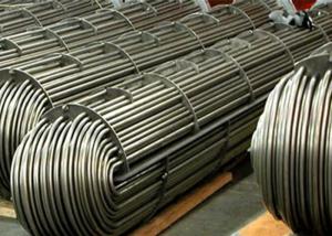 China Stainless Steel Seamless U Bend Heat Transfer Tube Annealed SA213 TP304N UNS S30451 factory