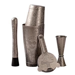 China 7 Piece Professional Modern Mixology Bartender Kit Premium Stainless Steel Cocktail Shaker factory