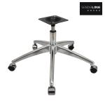 Ergonomic Spider Office Chair Metal Base Adjustable Aluminum Alloy Polished