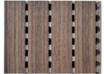 Wooden Grooved Sound Proof Partition Walll for Meeting Room / Exhibition