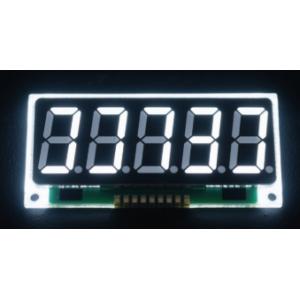 China TN LCD Screen 7 Segment Display With Dark Background White Backlight SMT_HT1621 factory