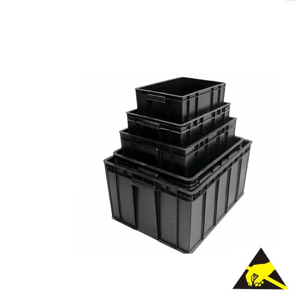 Antistatic Esd Plastic Tray Container Esd Component Tray Antistatic Bin