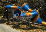 Newest Amusement Waterpark Equipment Giant Fiberglass Constrictor Slide for