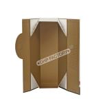 Kraft Cardboard Magnetic Wine Gift Box Collapsible Magnetic Box Rigid Packaging