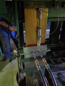 China 2.5 Ton / Hour 17Mm Rod Copper Bar Cold Rolling Mill With Separate Motor factory