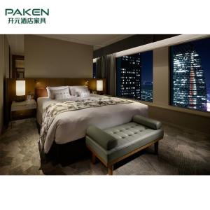China Young Style 1800mm Headboard Hotel Bedroom Set factory