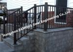 Oxidation Corrosion Resistant Hotel Stair Hand Railings , Special Spraying