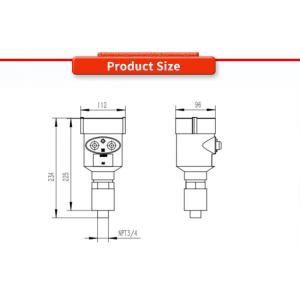 Customized Radar level gauge for dust scenarios monitoring liquid position up to