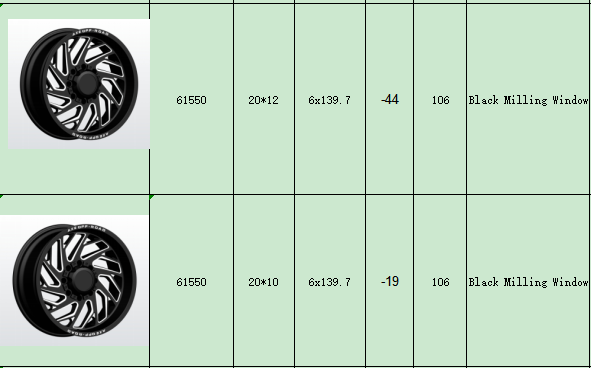 6x139.7 Deep Concave 6 Hole Aluminum Offroad Wheels