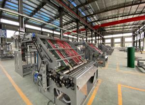 China 3 Layers 5 Layers Corrugated Flute Laminating Machine 380V 25HP DX-1650XL factory
