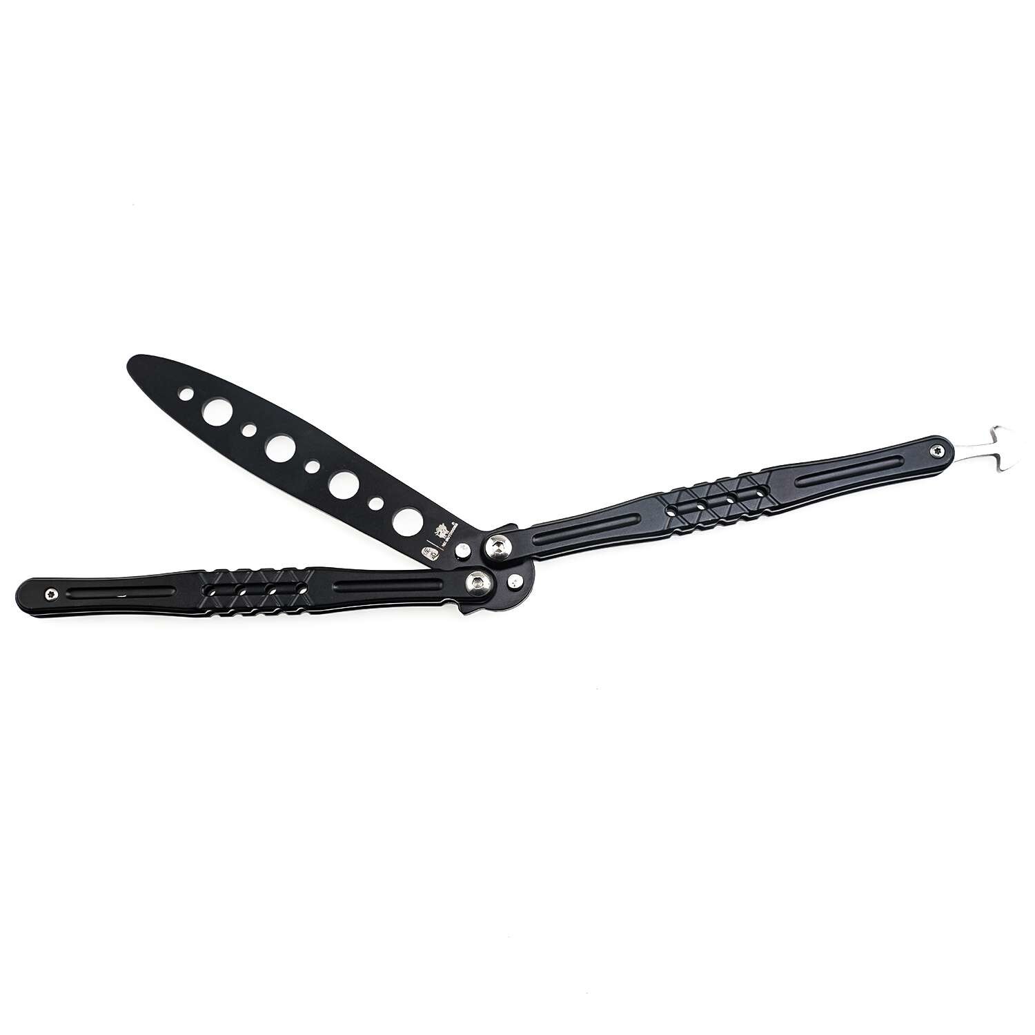 56HRC Sharp Butterfly Knife Dagger Antislip Handle 235mm Length