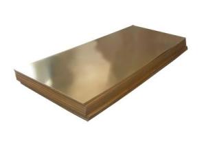 China Radiator Parts Copper Flat Plate Bronze Brass Sheet Electrical Components factory