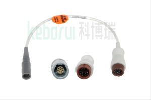 China CO2 Capnography TPU Extension Cable PE Insulation For Respironics Gas factory