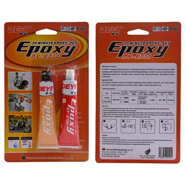 DEYI 30 Minutes Curing Epoxy AB Glue with Shear Strength ≥16 MPa and 12 Months
