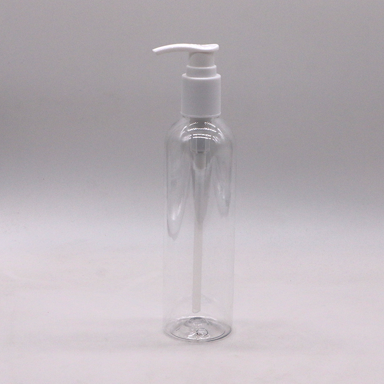 250ml PET Plastic Liquid Bottles with Ordinary Cover/ Pump Spray PET Collar Material