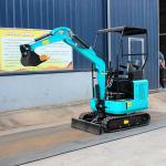 1 Ton Earth Moving Machinery Excavator with Free Bucket and Max Digging Radius