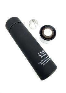 China Powder Coated Rubber Thermos BPA Free Non Toxic Safe Drinking Eco Friendly factory