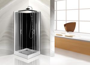 China Square White ABS Tray Corner Shower Cabins 900 X 900 CE SGS Certification factory
