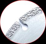 High Quality 4 Inch '105×1.0/1.5×5×20×8T Vacuum Brazed Diamond Grinding Cutting