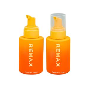 China 150ml Portable Two-tone Gradient Plastic Bottle PET Material Cylindrical Foam Dispensing Pump For Daily Care factory
